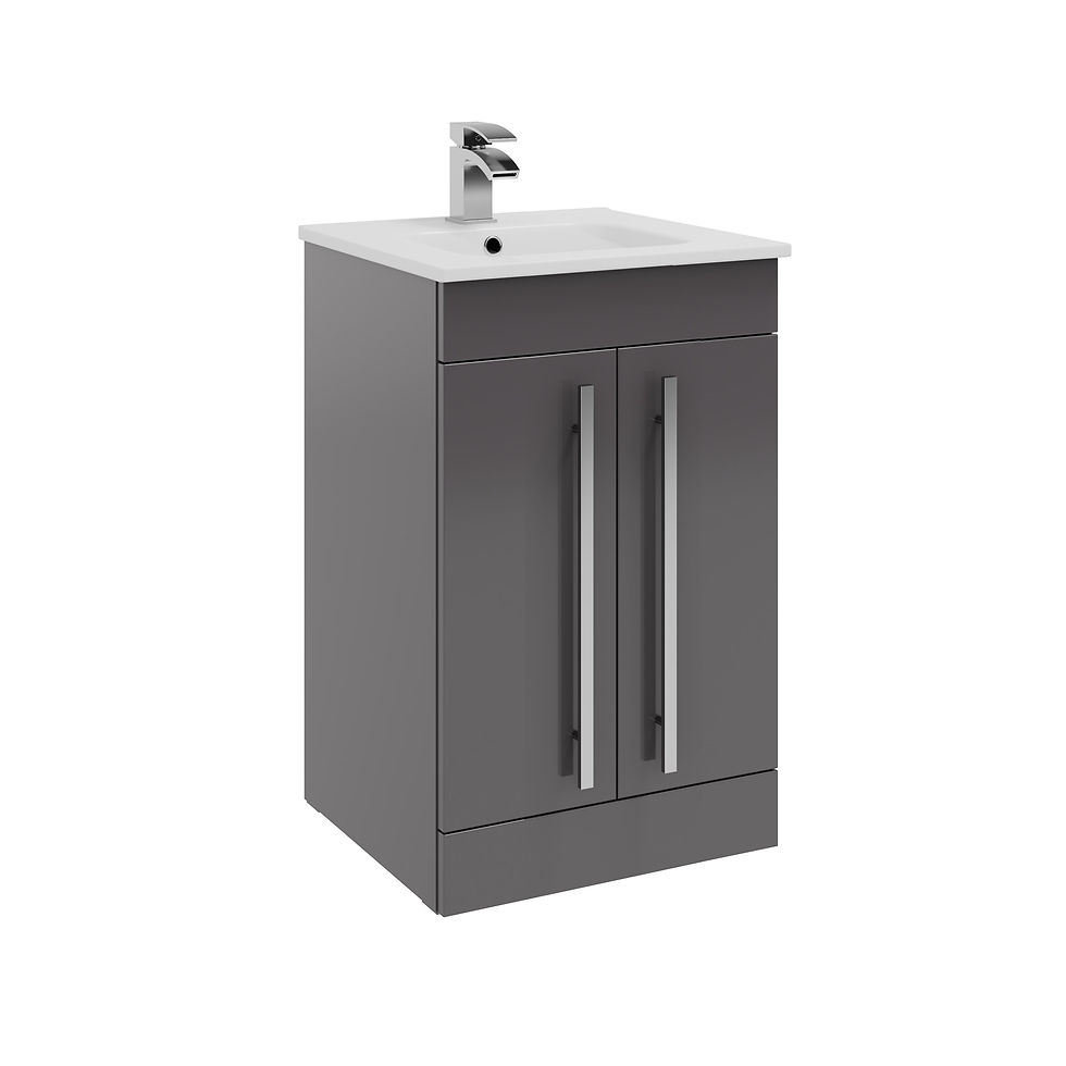 Thumbnail: Kartell K-VIT Purity Floor Standing 2 Door Unit & Ceramic Basin