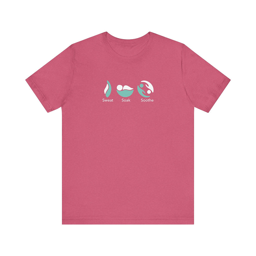 Thumbnail: Sweat, soak and soothe unisex cotton tee