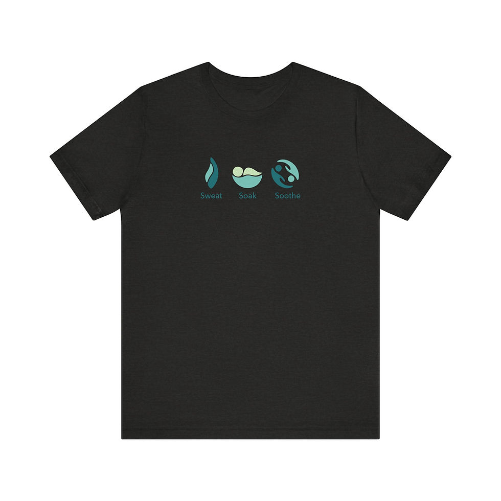 Thumbnail: Sweat, soak and soothe unisex cotton tee