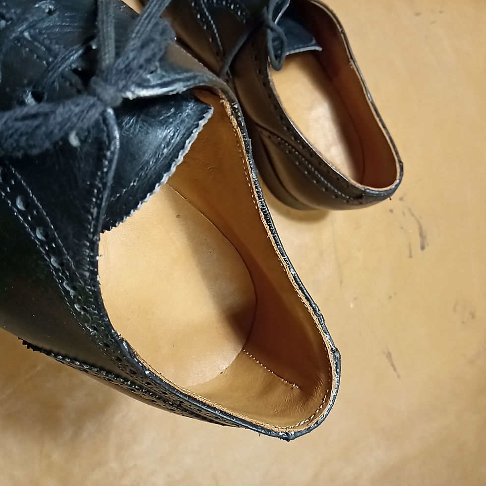 CROCKETT&JONES (クロケットジョーンズ) カウンターライニング つま先補強 中敷き交換