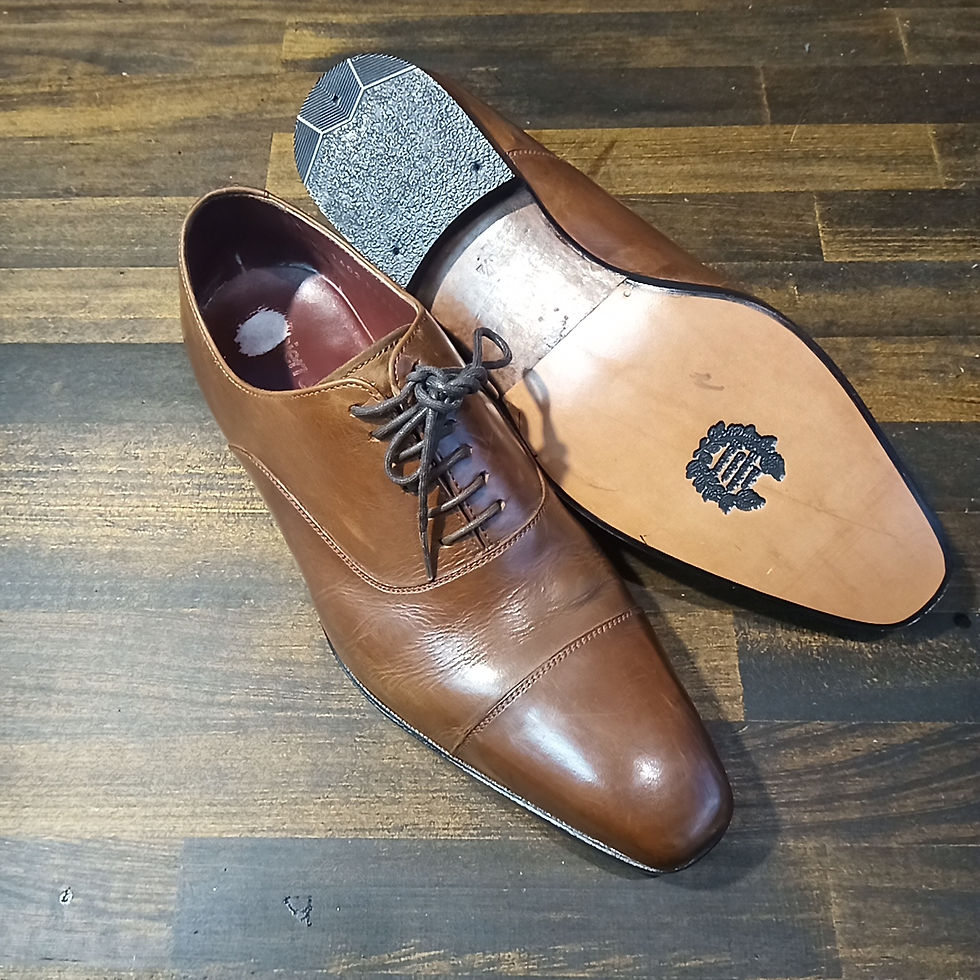 pierre cardin(ピエールカルダン)かかと修理 レザーハーフソール
