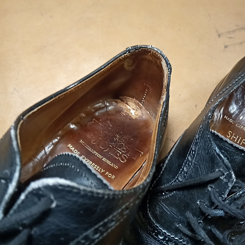 CROCKETT&JONES (クロケットジョーンズ) カウンターライニング つま先補強 中敷き交換