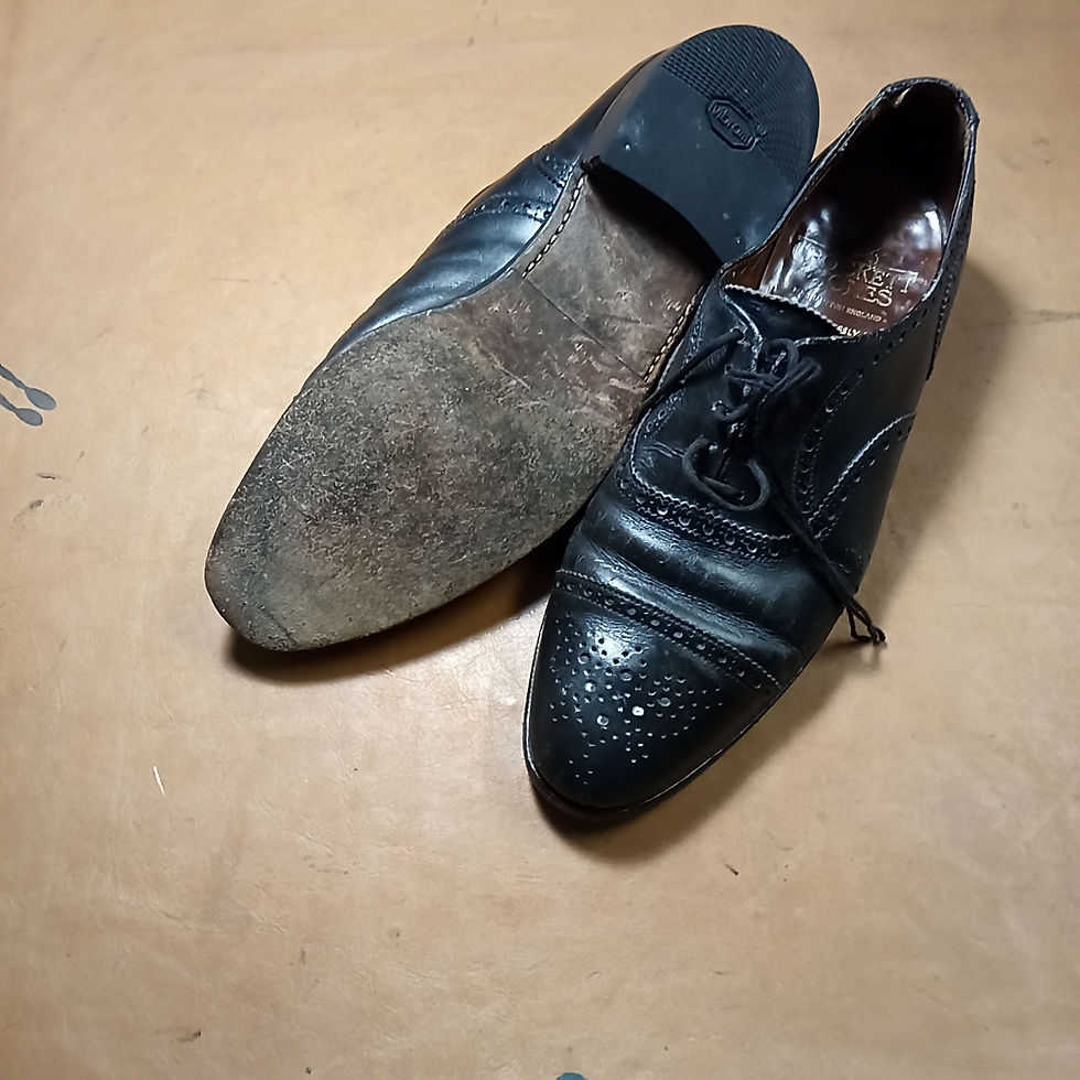 CROCKETT&JONES (クロケットジョーンズ) カウンターライニング つま先補強 中敷き交換