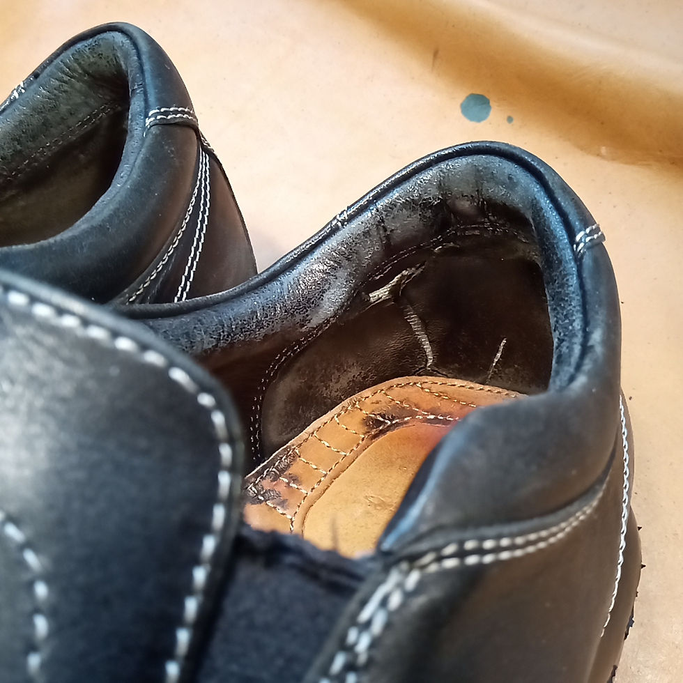 Cole Haan(コールハーン)履き口 破れカウンターライニング
