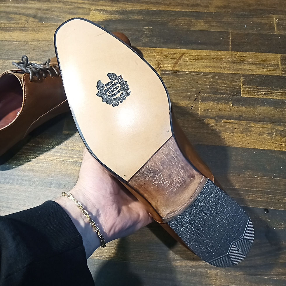 pierre cardin(ピエールカルダン)かかと修理 レザーハーフソール