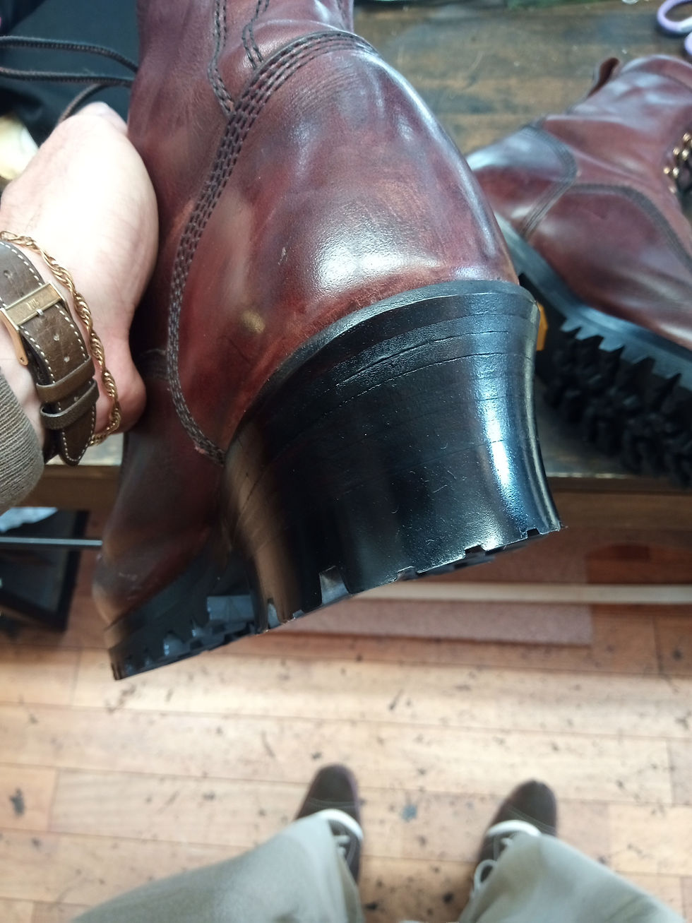 CHIPPEWA チペワ オールソール ヒールカーブ