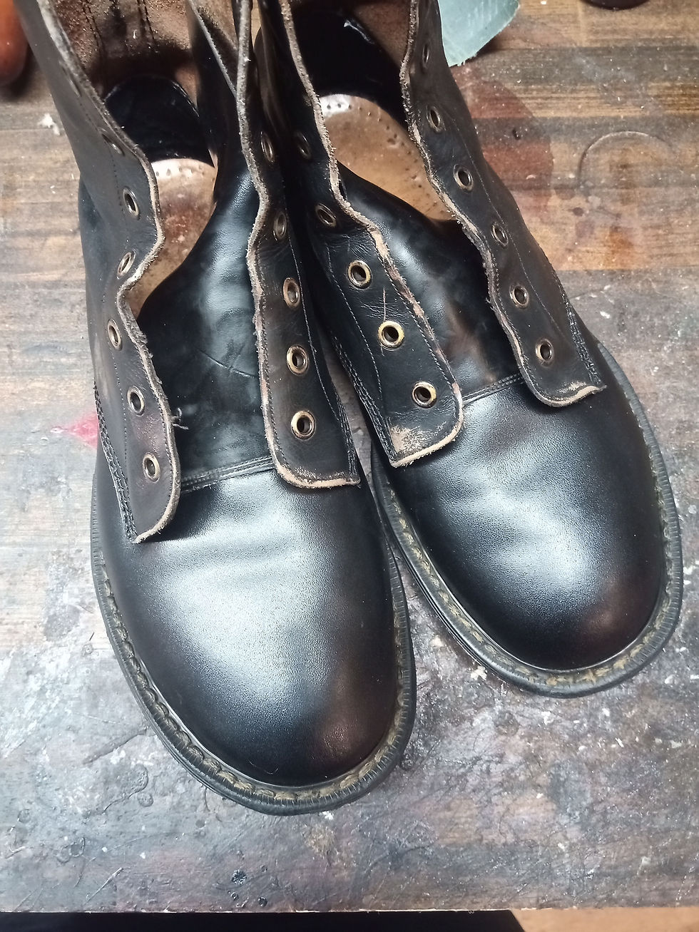 Dr. Martens 裏革補強 表革交換