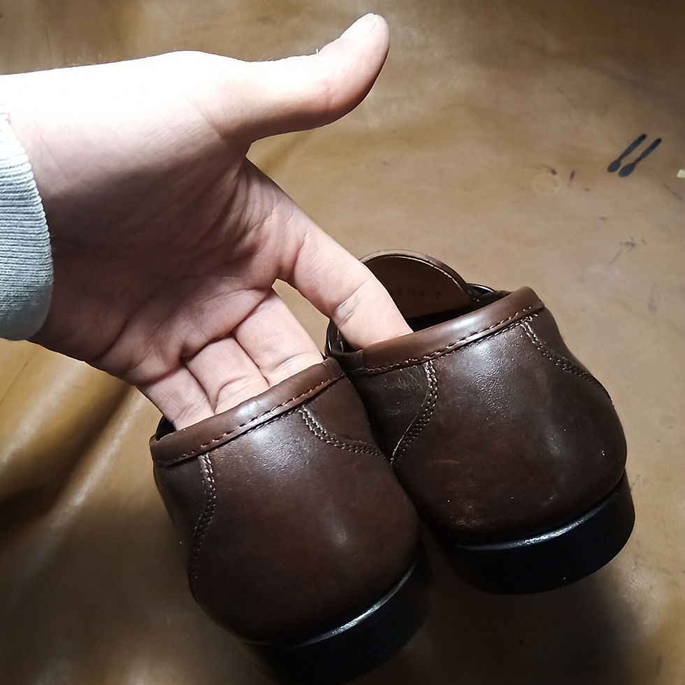 FERRAGAMO (フェラガモ) かかと修理 履き口修理