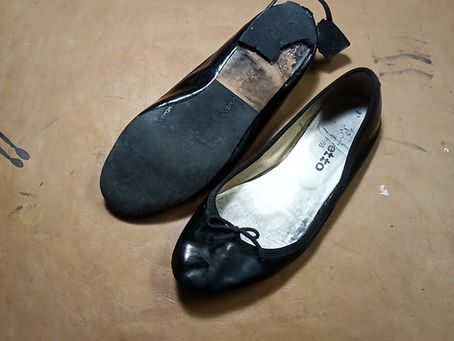 Repetto(レペット)かかと修理 中敷き交換
