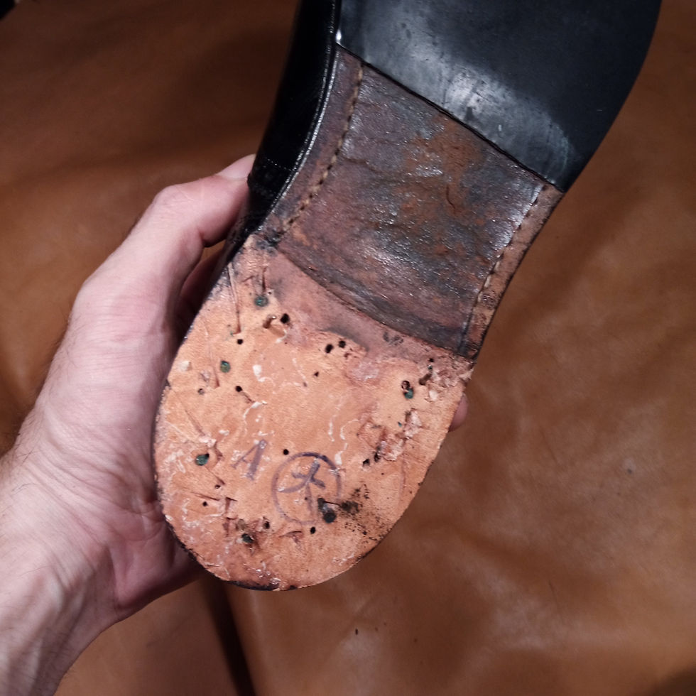 Lloyd Footwear(ロイドフットウェア) オールソール+ハーフソール、カウンターライニング