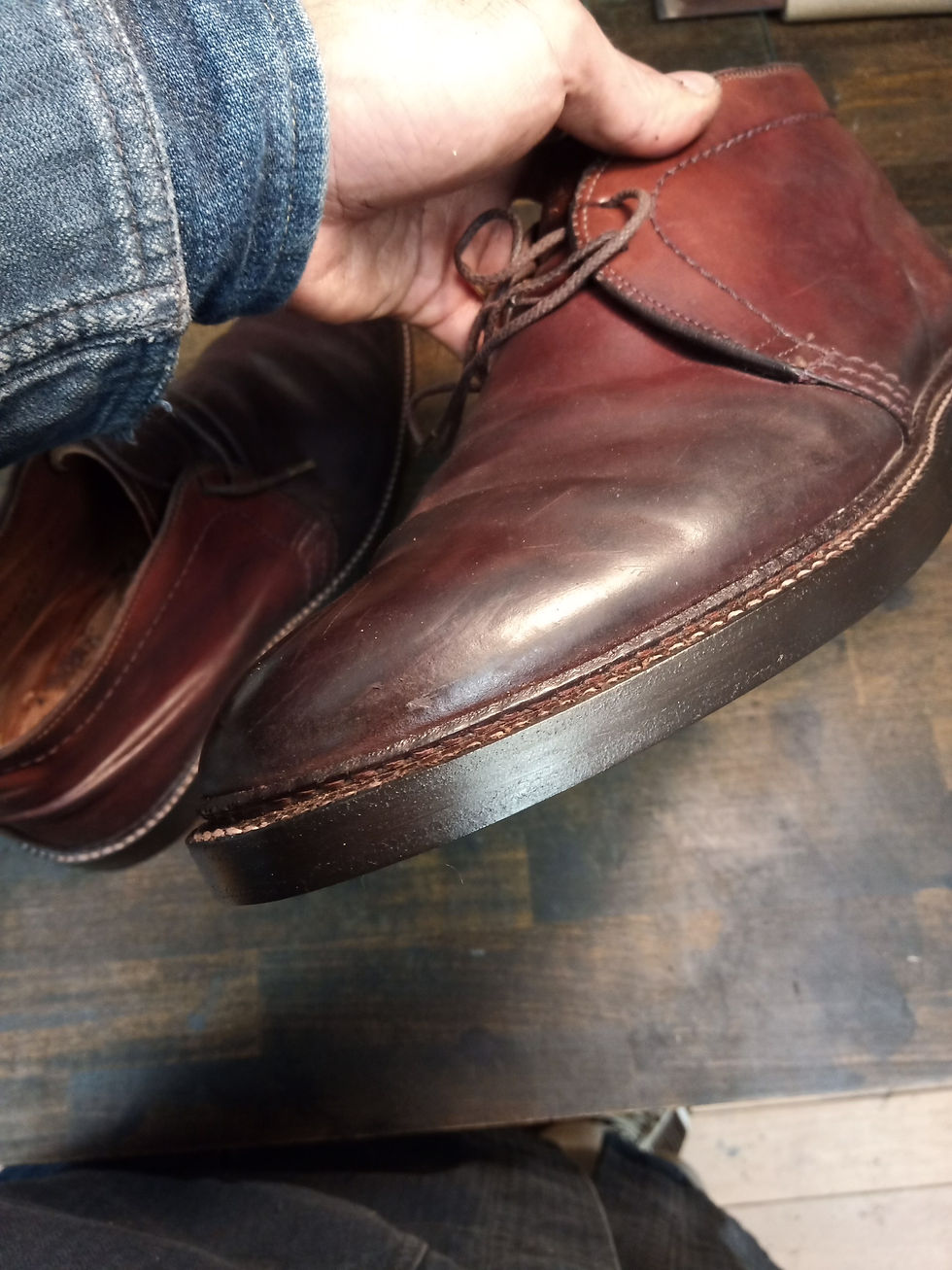 Alden オールデン レザーソール交換