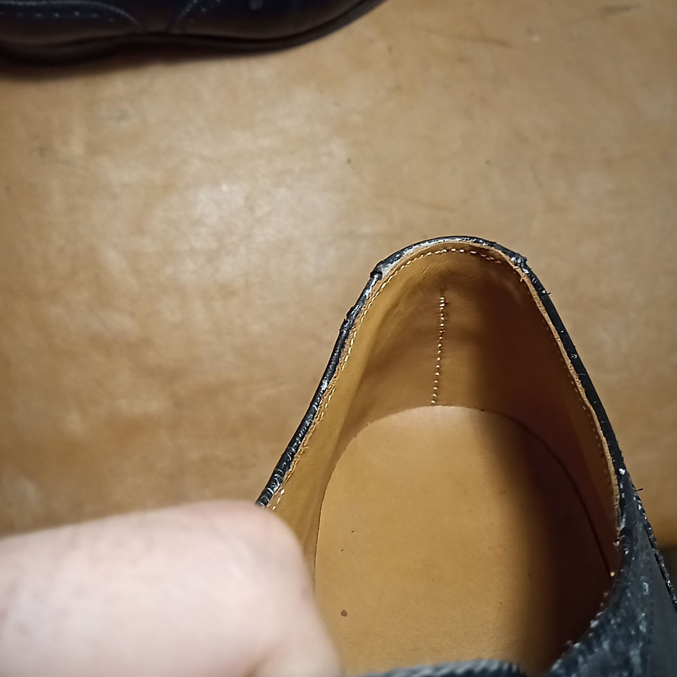 CROCKETT&JONES (クロケットジョーンズ) カウンターライニング つま先補強 中敷き交換