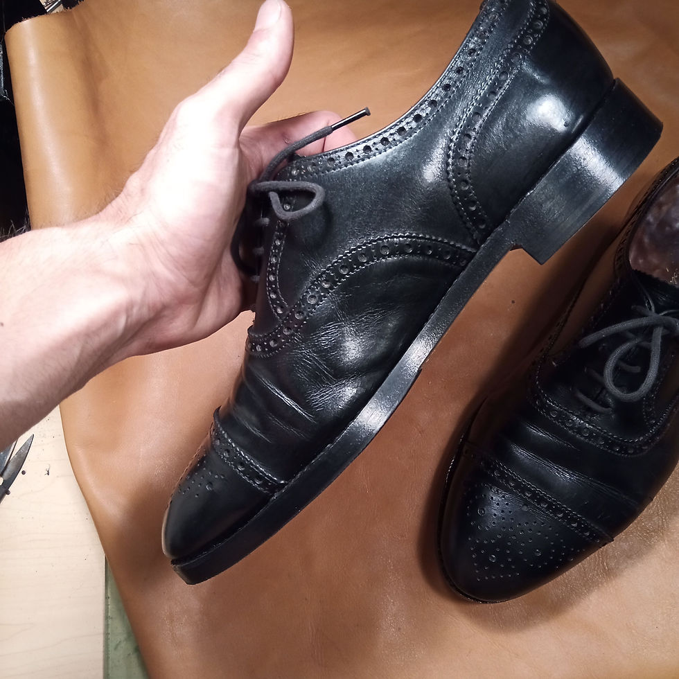 Lloyd Footwear(ロイドフットウェア) オールソール+ハーフソール、カウンターライニング