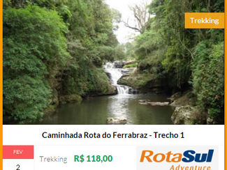 Evento - Caminhada pelas Rotas do Ferrabraz