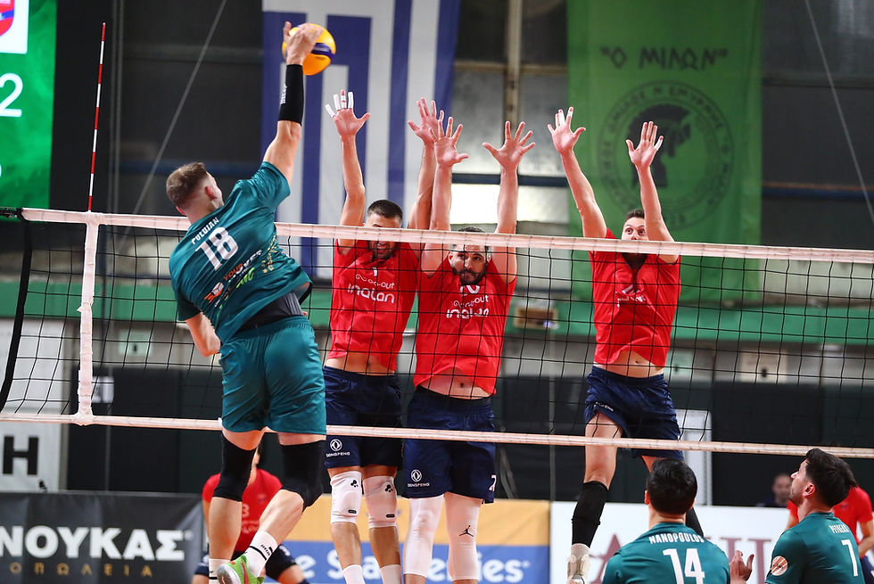Βόλεϊ ανδρών: Νικητής ο Μίλωνας στο ιστορικό ντέρμπι της Νέας Σμύρνης με τον Πανιώνιο με 3-1