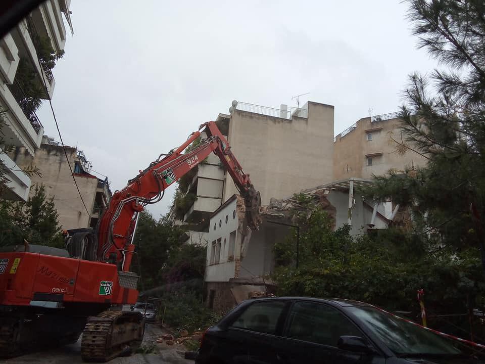 Κατεδαφίζεται η οικία Κατσέλη στη Νέα Σμύρνη
