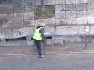 Video: Eταιρεία κινητής τηλεφωνίας πετάει τα μπάζα μέσα στα φρεάτια - Αντίδραση από τον Δήμο