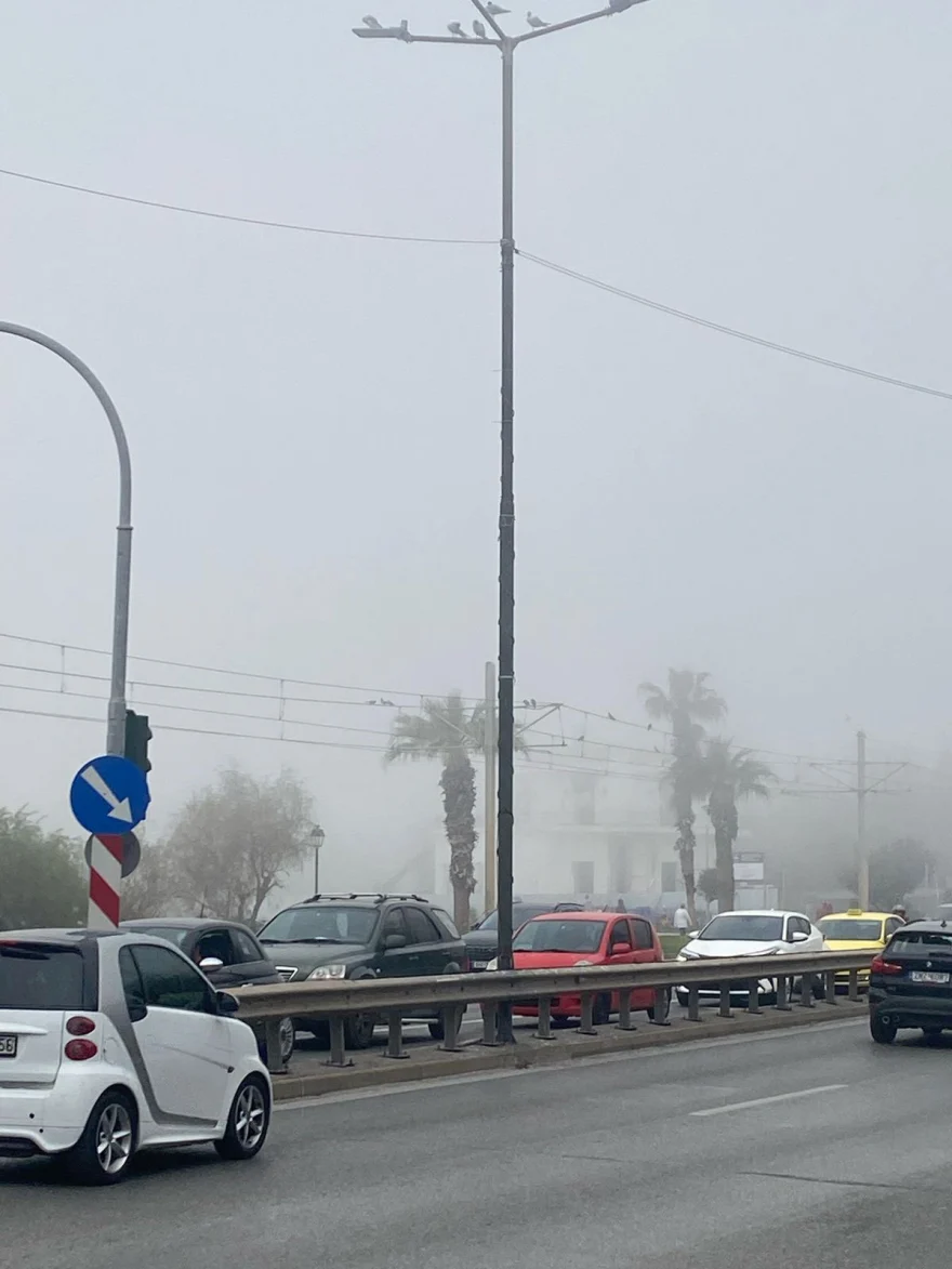 Πυκνή ομίχλη σήμερα στο Παλαιό Φάληρο
