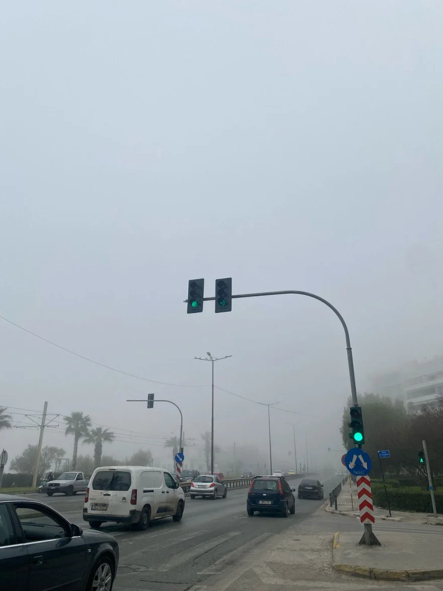 Πυκνή ομίχλη σήμερα στο Παλαιό Φάληρο
