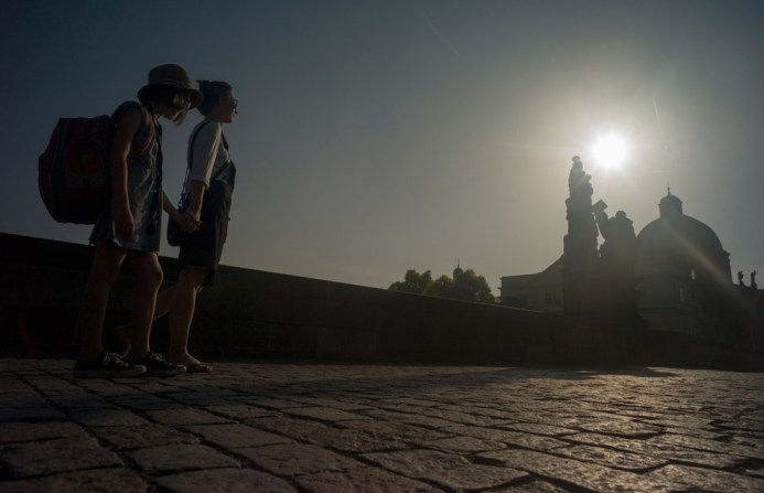 Στο δρόμο για το σχολείο στην Πράγα στις 18 Ιουνίου