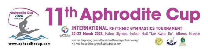 Το Aphrodite Cup φέρνει στο Φάληρο τη μαγεία της Ρυθμικής Γυμναστικής, από τις 20 έως τις 22 Μαρτίου!