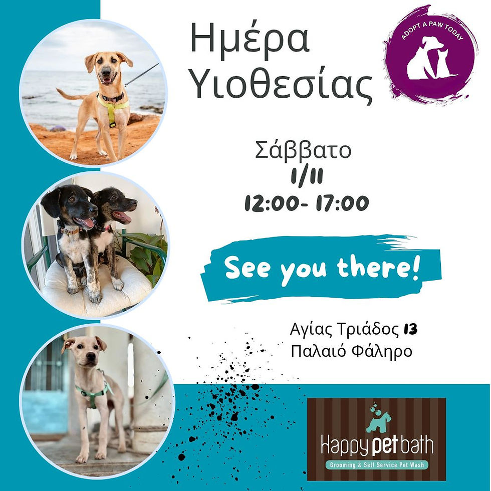 Ημέρα υιοθεσίας κουταβιών