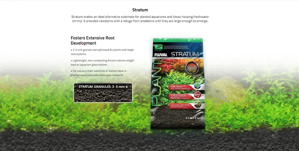 Thumbnail: Fluval Stratum Plant and Shrimp Substrate 8kg