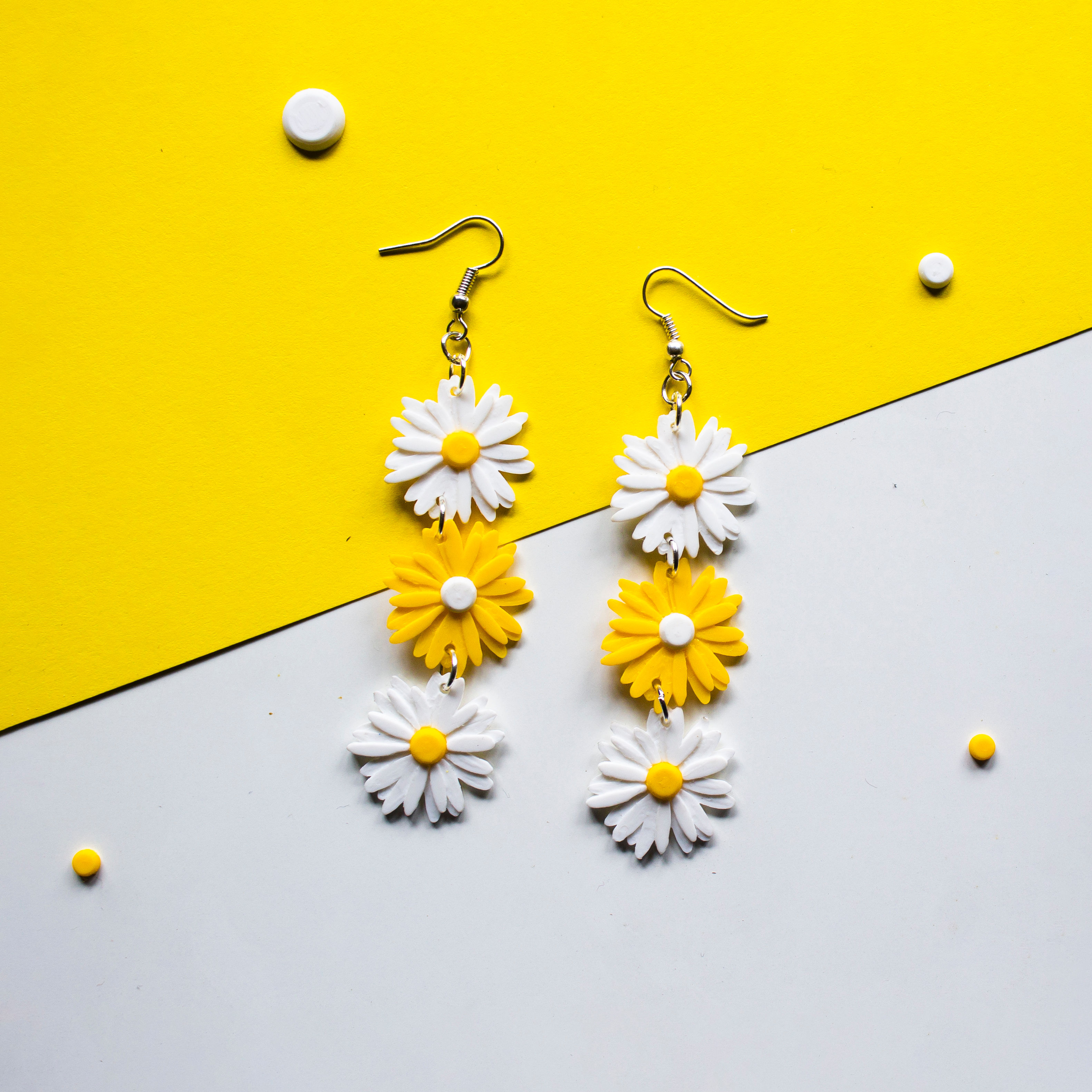 Pendientes Margaritas Largos