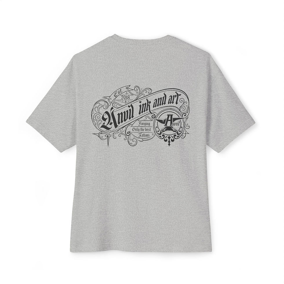 Miniatura: Black decal Tattoo Viking Tee