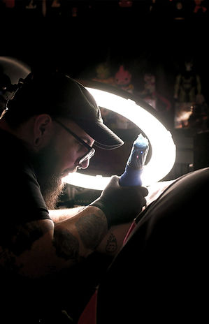Tattoo artist, Jimmy, Anvil Ink, Ink, Tattoo, Fayetteville Tattoo Shop, Tattoo Color