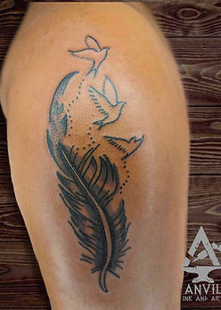 Tattoo artist, Jimmy, Anvil Ink, Ink, Tattoo, Fayetteville Tattoo Shop, Tattoo Color