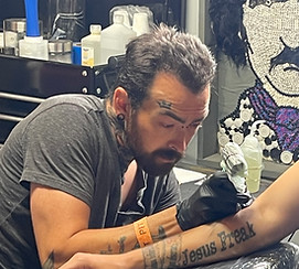 Tattoo artist, Josh Peters, Anvil Ink, Ink, Tattoo, Fayetteville Tattoo Shop, Tattoo Color