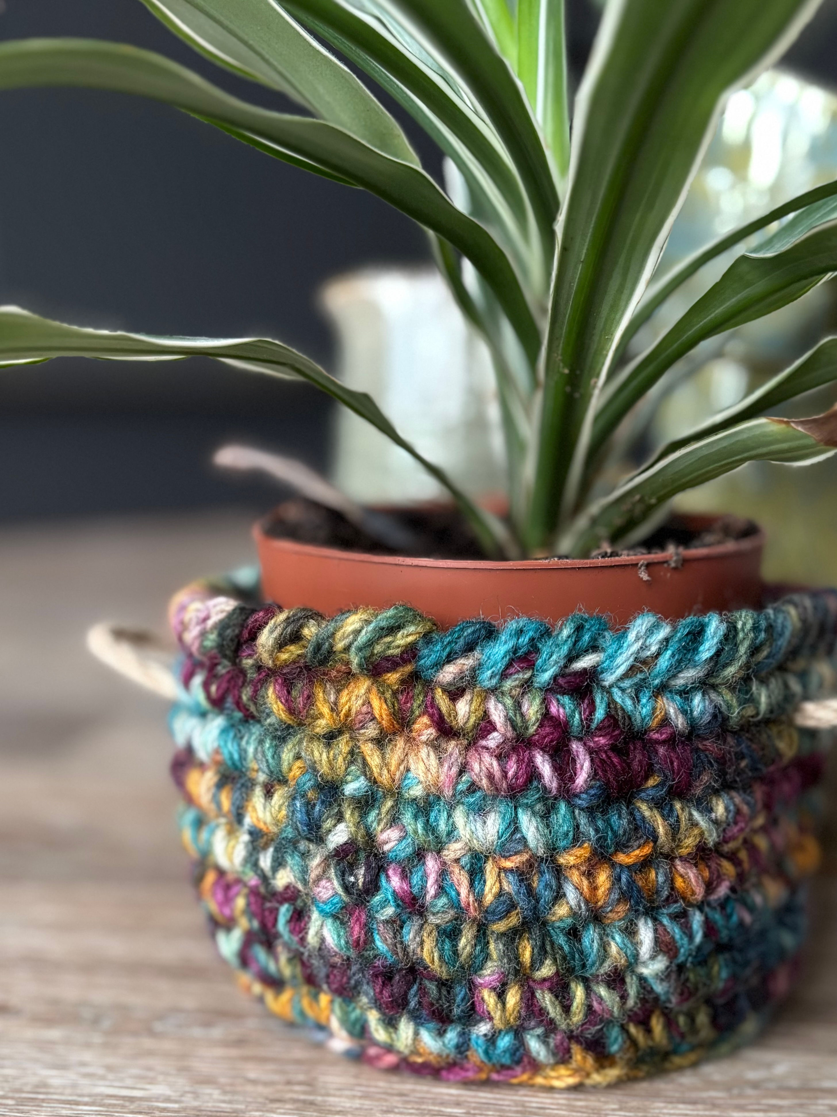 Rustic Basket Crochet Pattern