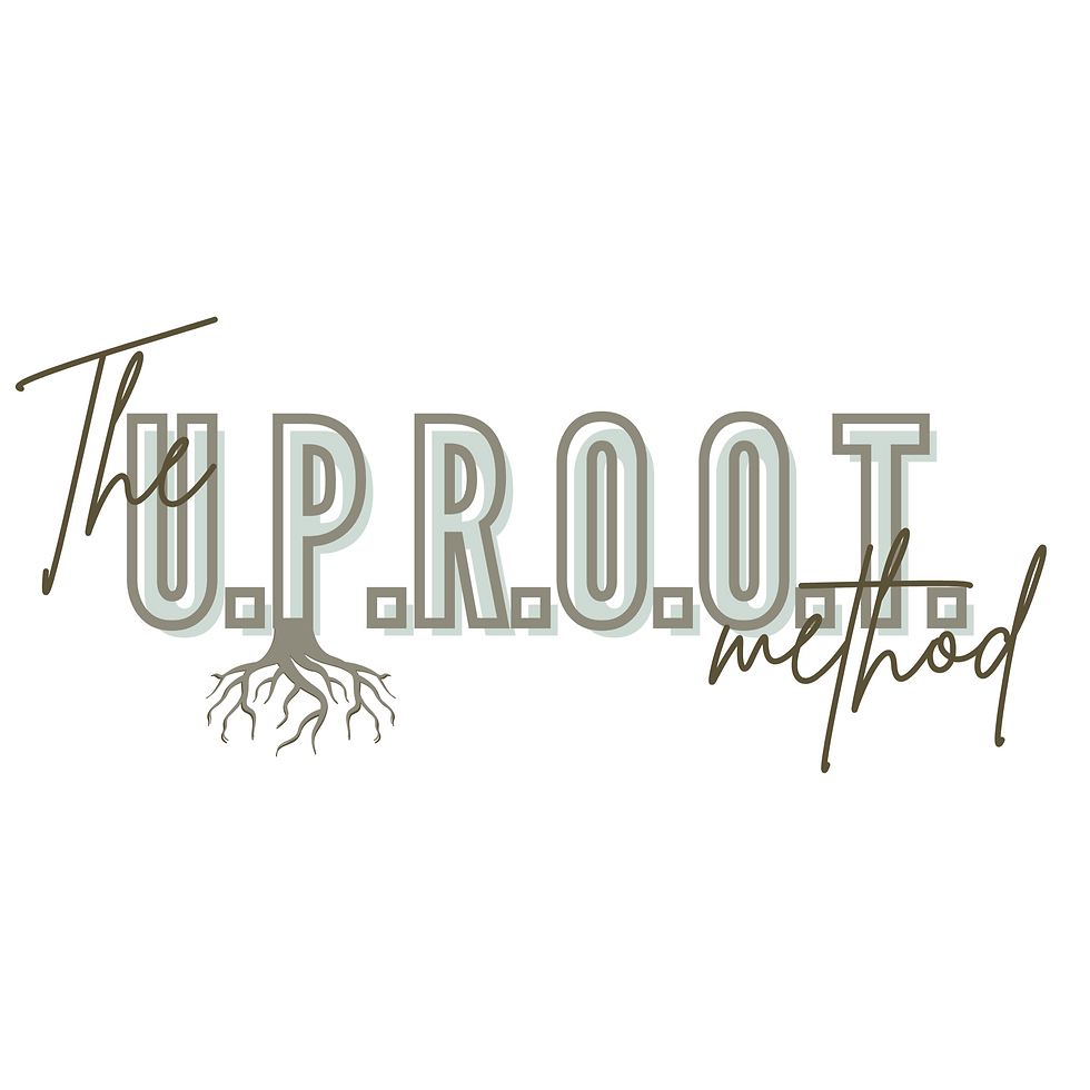 the UPROOT logo with roots