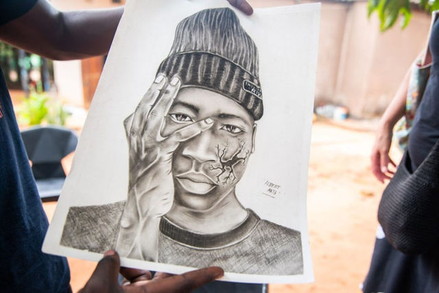 Artwork created by Albert, a Friends of Change member