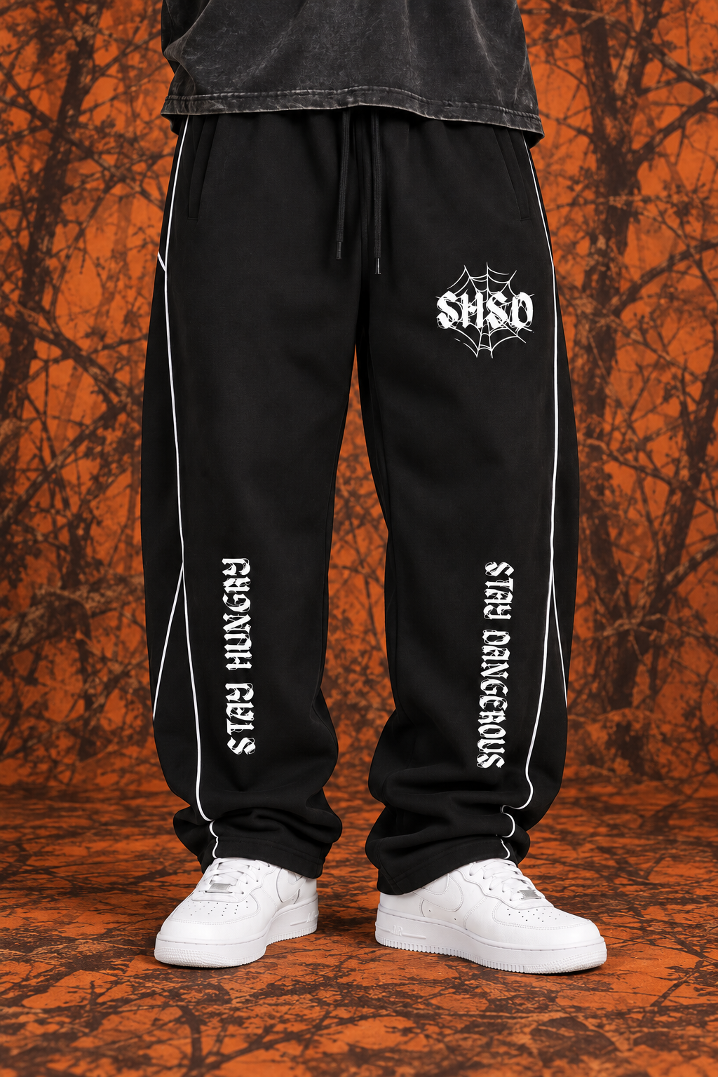 SHSD "96" Unisex Piping Fleece Barrel Leg Sweatpants