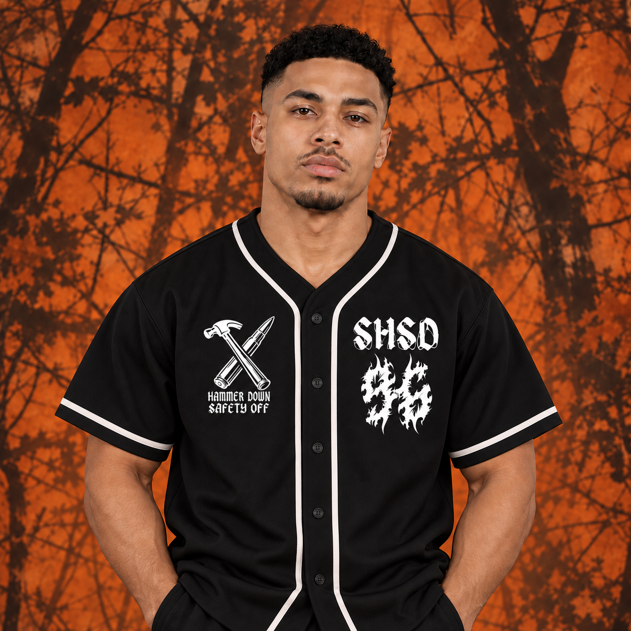 SHSD "96" Piped Button-Up Jersey