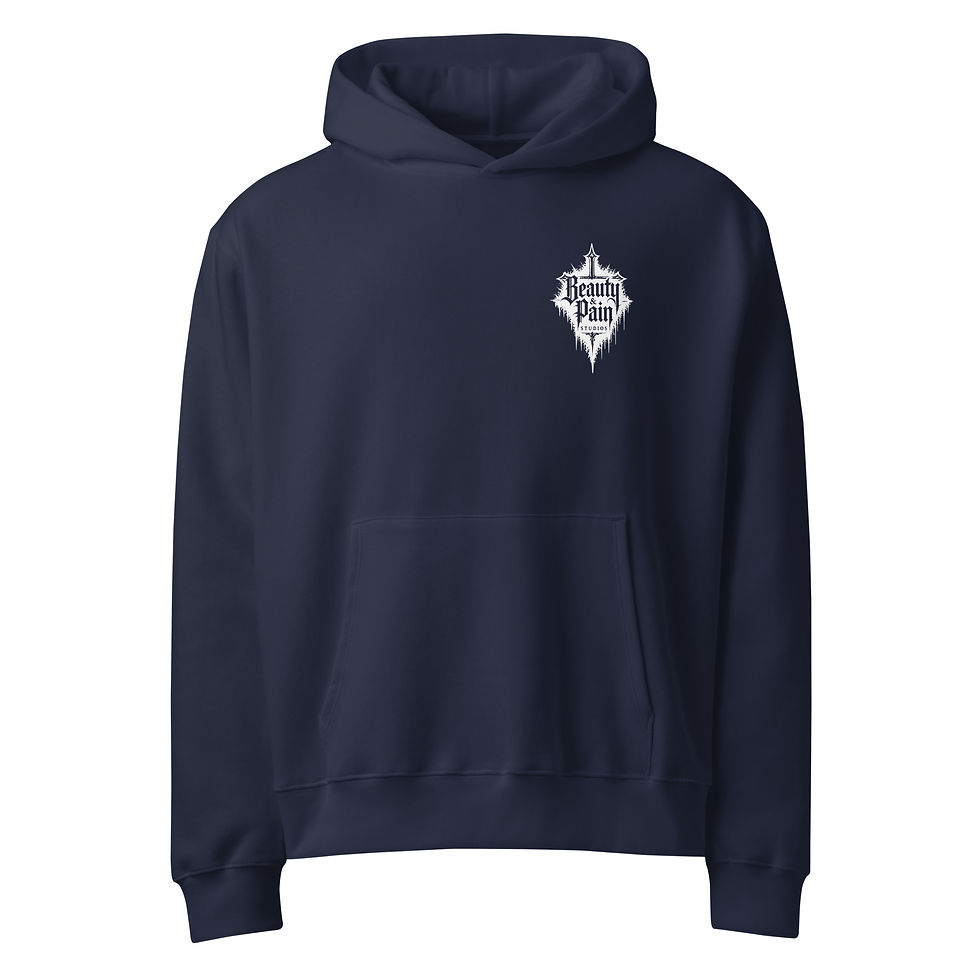 Thumbnail: Oversized B&P "Crossed" Heavyweight Hoodie