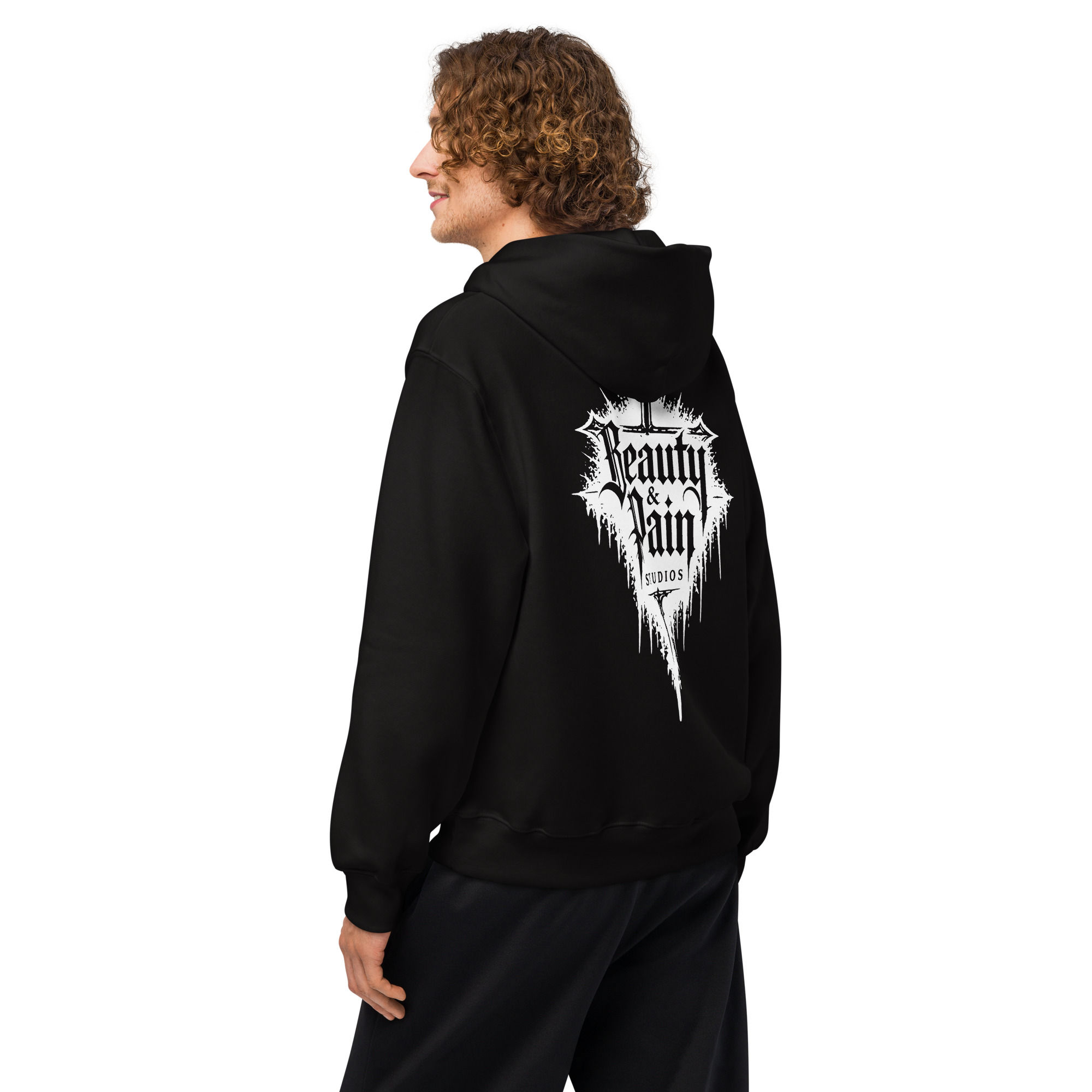 Oversized B&P "Crossed" Heavyweight Hoodie