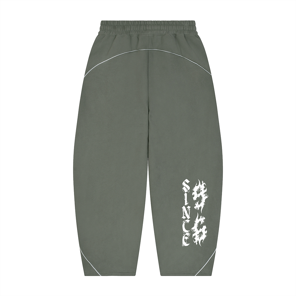 Thumbnail: SHSD "96" Unisex Piping Fleece Barrel Leg Sweatpants