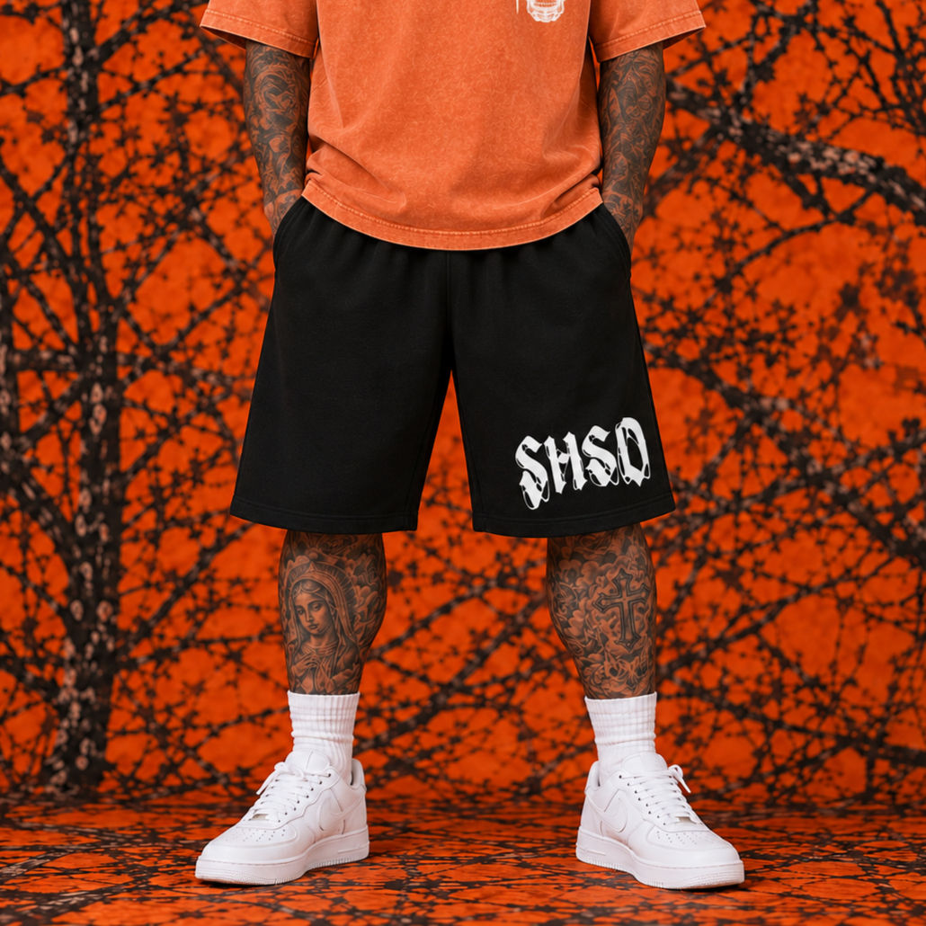SHSD Unisex Raw Edge "5150" Fleece Shorts