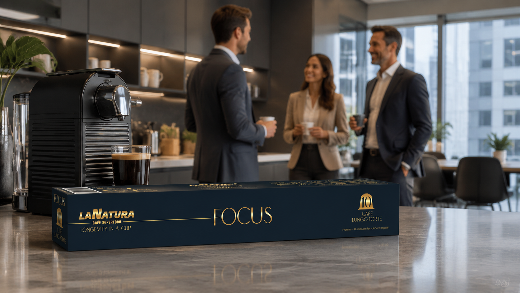 FOCUS COFFEE LUNGO FORTE CREMA
