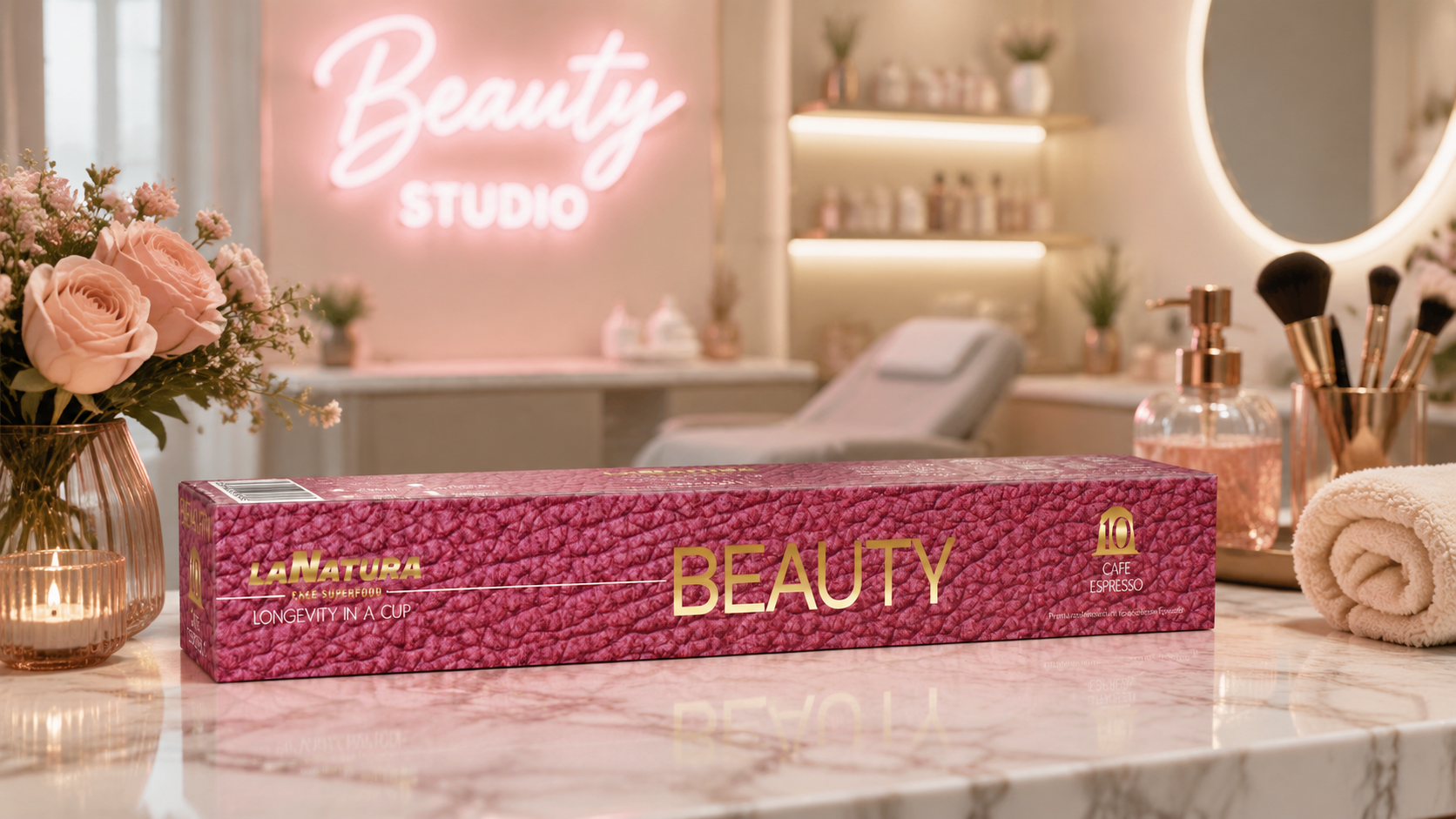 BEAUTY COFFEE ESPRESSO PINK