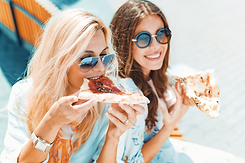 happy friends eating pizza 080221.png