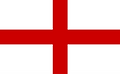 The flag of England