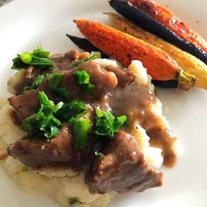 Red-Wine Sirloin Tips