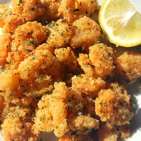 Fried Garlic-Lemon Shrimp