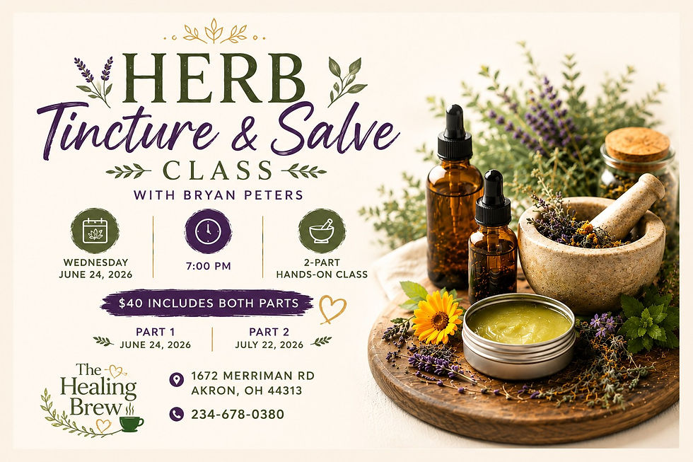 Herb Tincture & Salve Making Class - With Bryan Peters