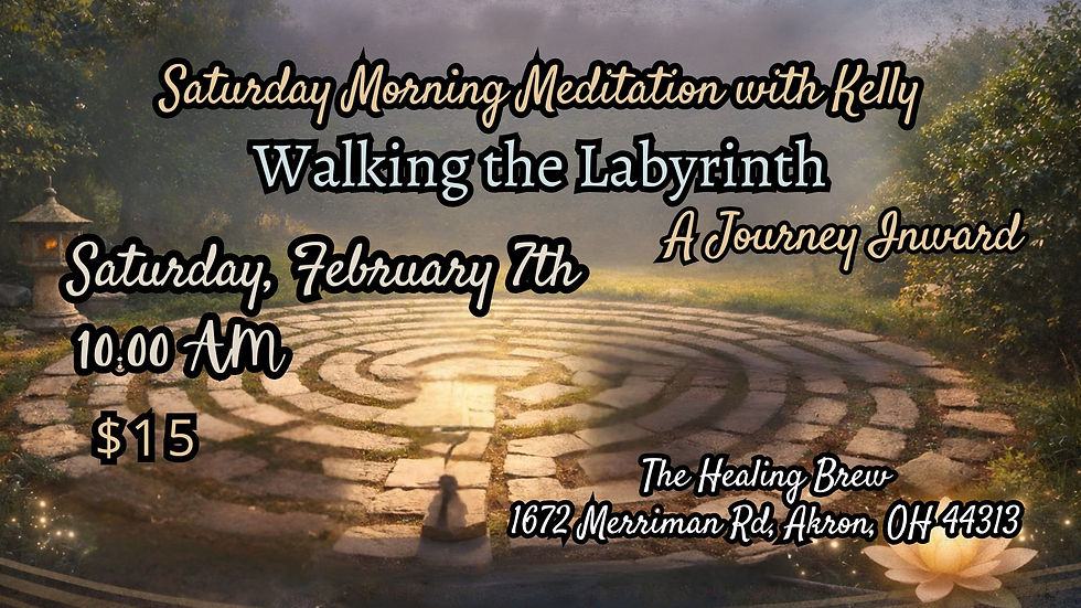 Saturday Morning Meditation with Kelly - Walking the Labrynth