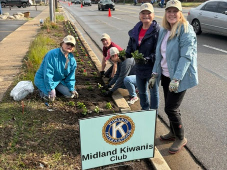 Kiwanis participated in Midland Blooms